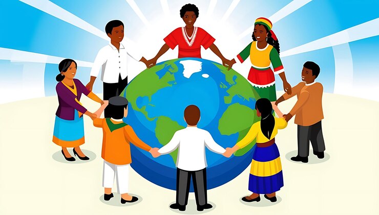 cartoon-group-people-holding-hands-around-world_1157816-3021